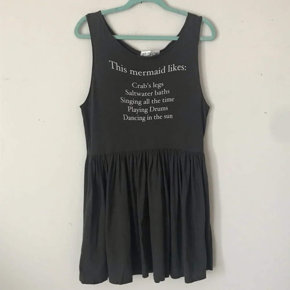 Wildfox Mermaid Sleeveless Babydoll Dress - Picture 2 of 8